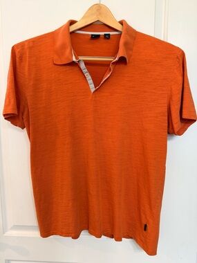 Men's Hugo Boss Orange Short-Sleeve Polo Shirt